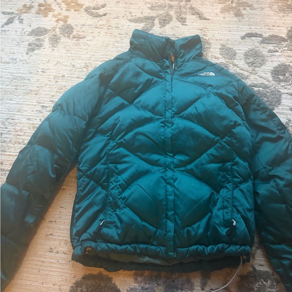 Small North Face Blue Puffer Jacket